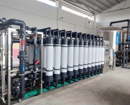 中華鎮水廠每小時80噸超濾凈水設備