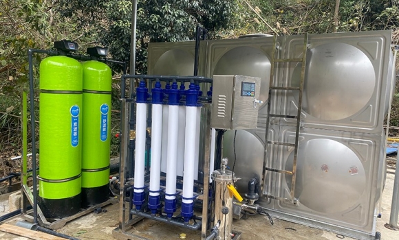 海南某景區4噸超濾生活用水設備